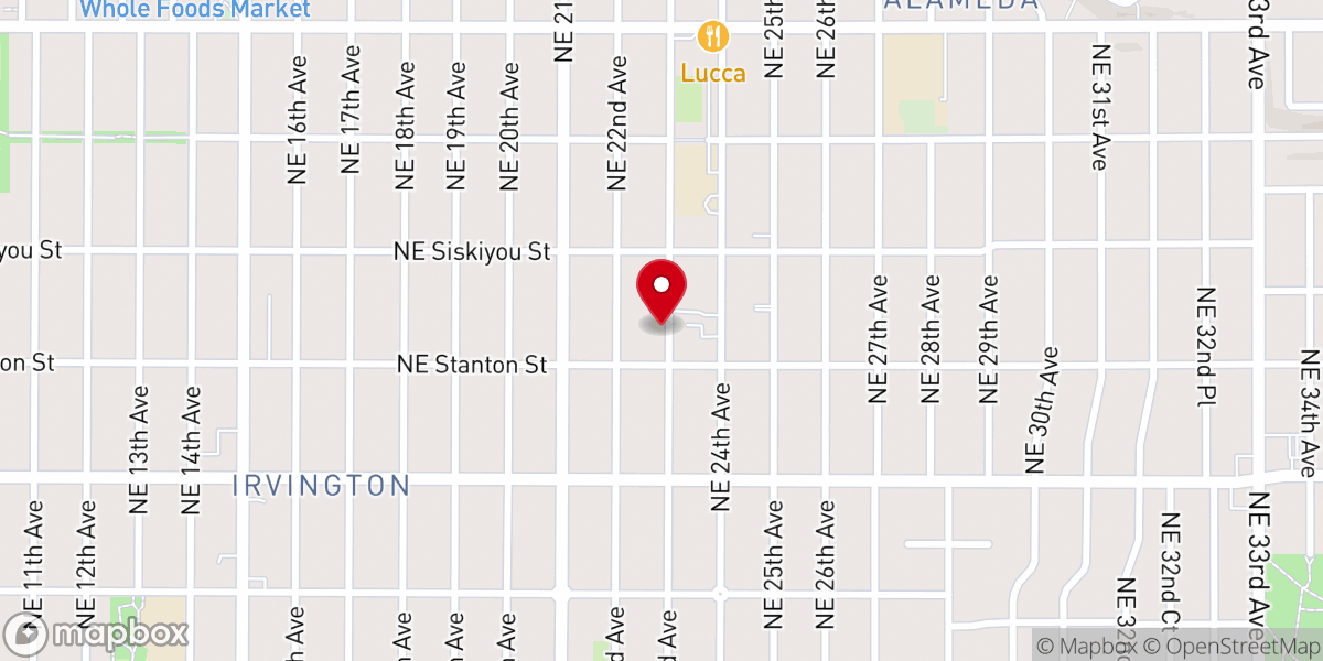 Map showing location of Anawim Community