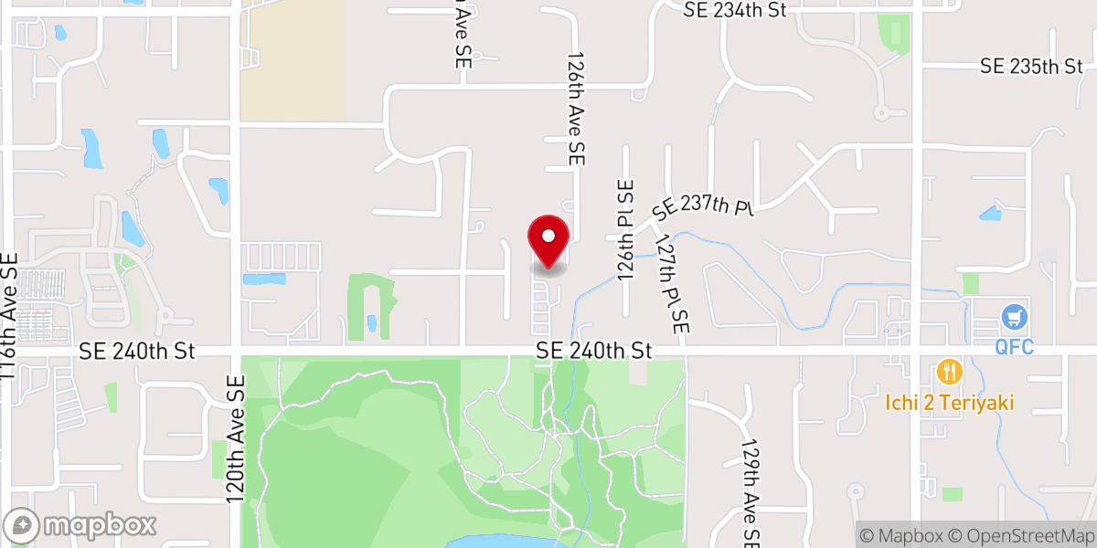 Map showing location of Eastridge Baptist Church
