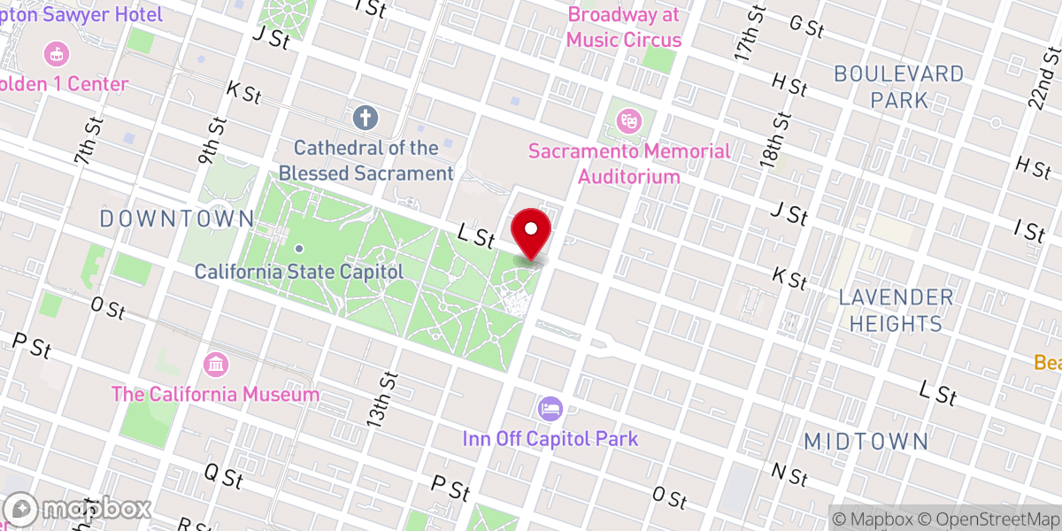 Map showing location of Emmaus Road Community Church Inc