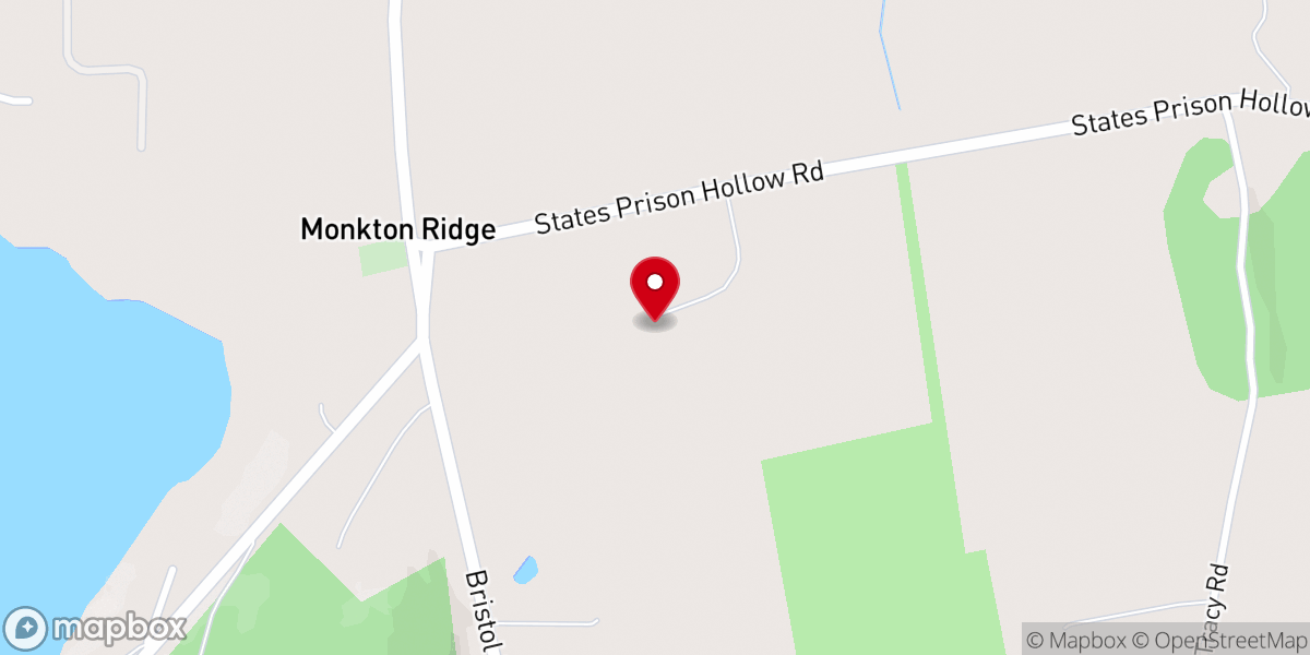 Map showing location of Monkton Highway Department