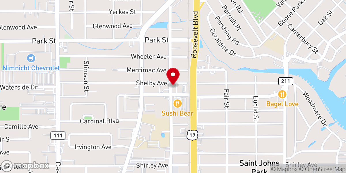 Map showing location of The Cosmic Church of Truth (CCOT)