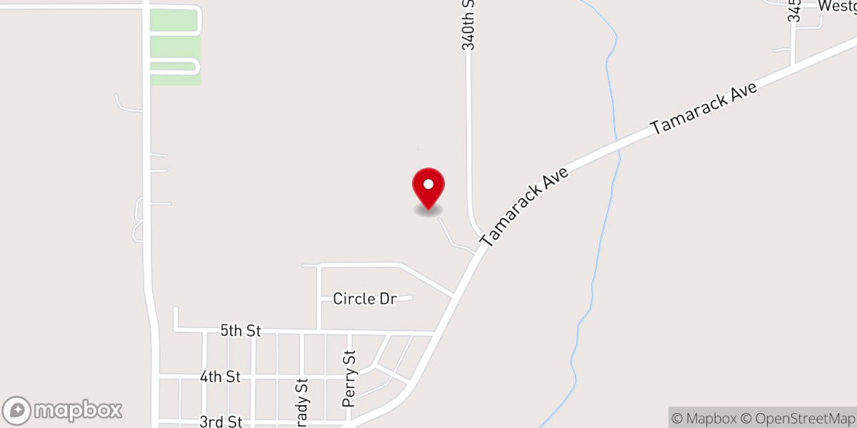 Map showing location of Harvest Church