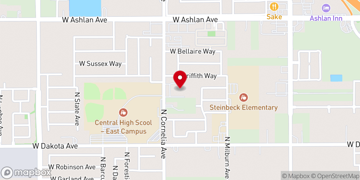 Map showing location of Divine Master Convent