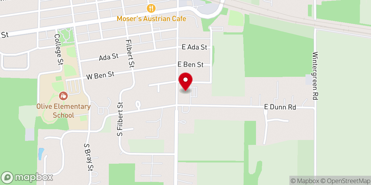 Map showing location of New Carlisle Community -Food Pantry