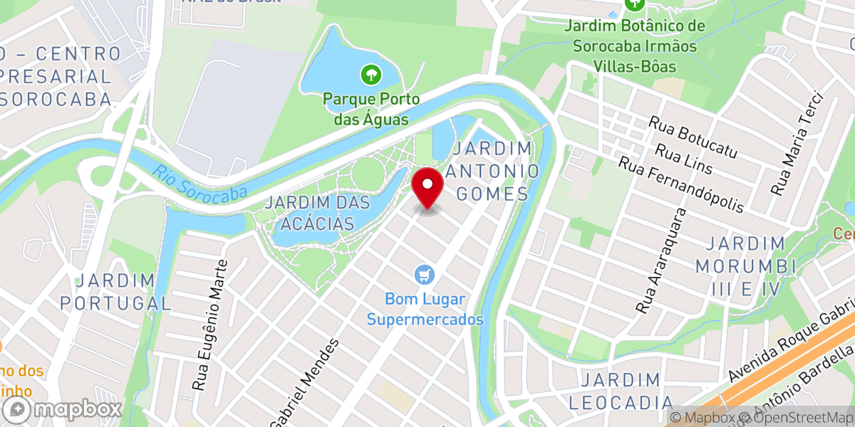 Map showing location of Capela Nossa Senhora do Carmo