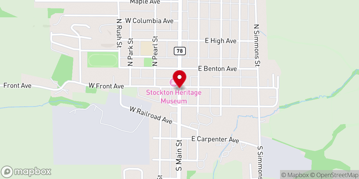 Map showing location of Smith Dean M