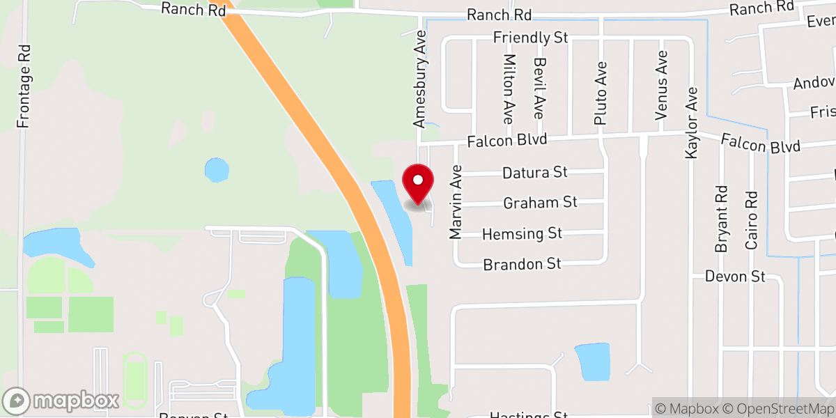 Map showing location of Coastal Community Church