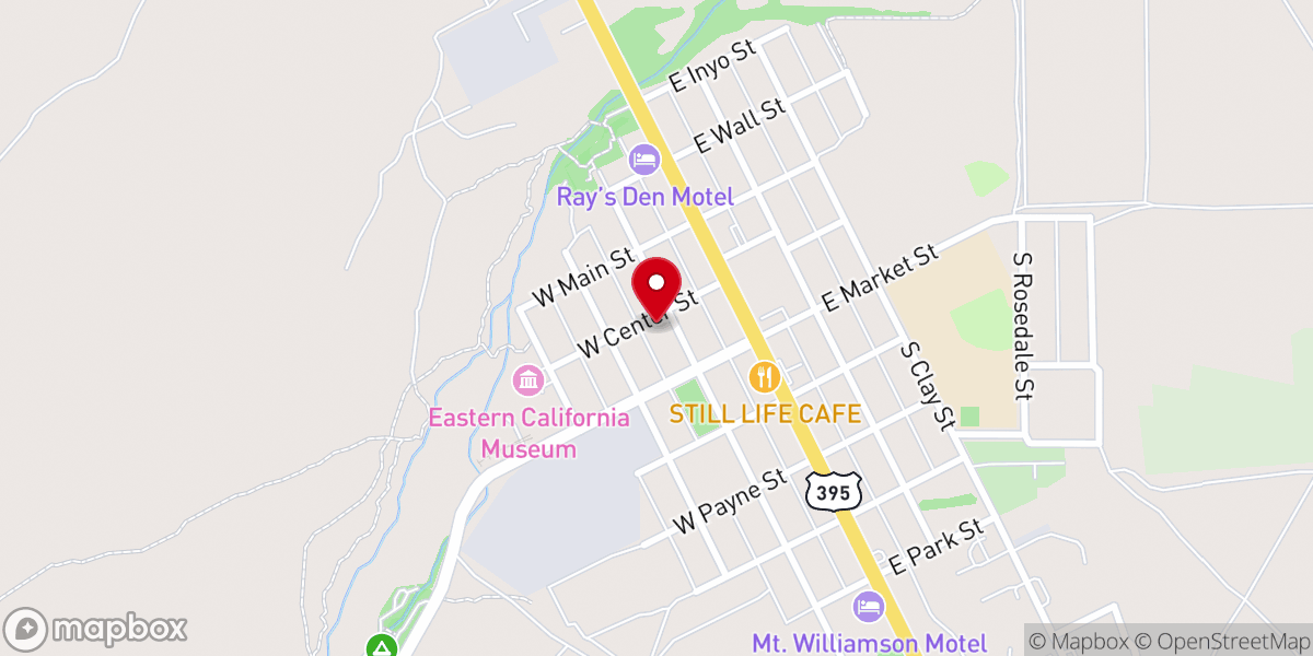 Map showing location of Pioneer Memorial United Methodist