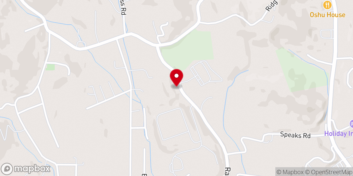 Map showing location of Highlands Community Church