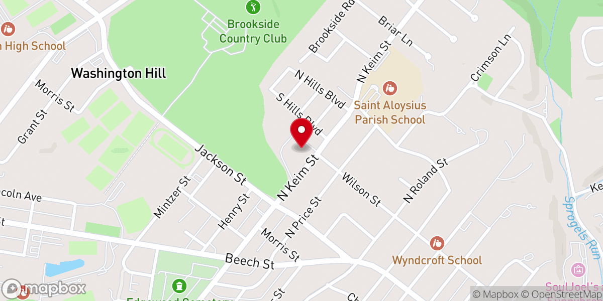 Map showing location of Bethel Community Church Pottstown