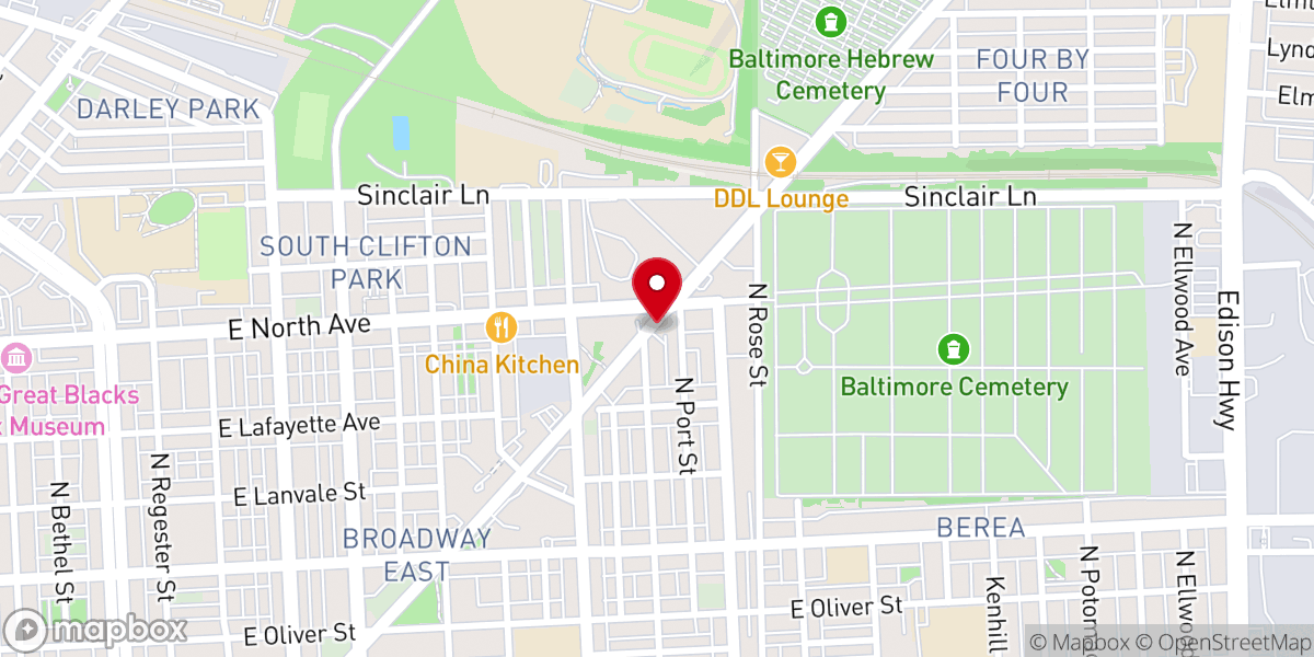 Map showing location of Prayer & Faith Ministries Baptist Church