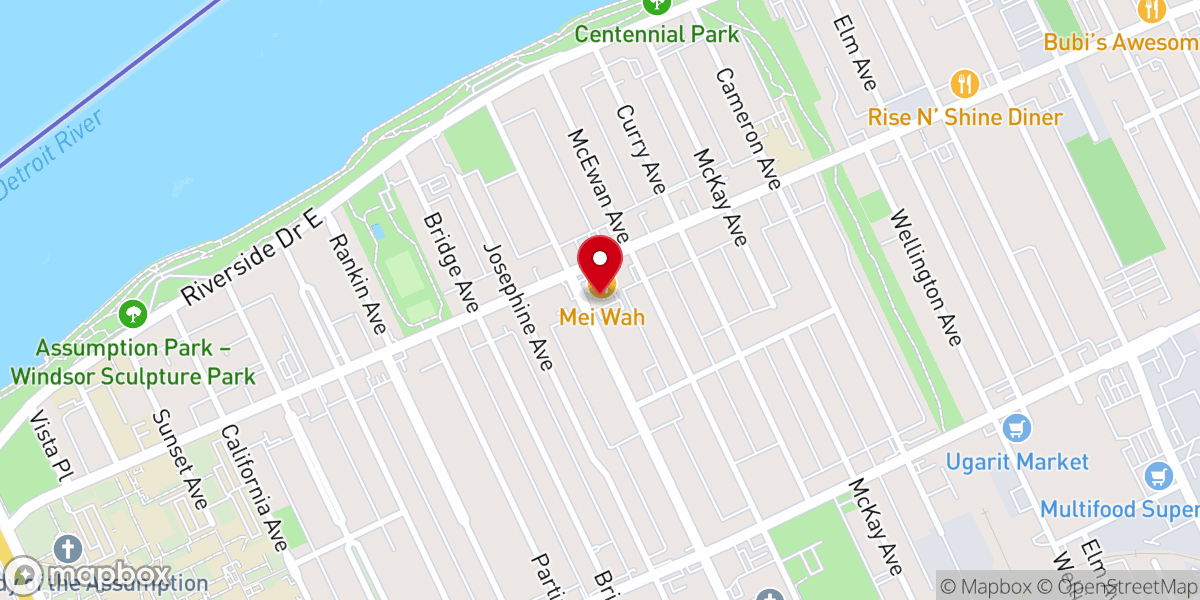 Map showing location of Windsor Gospel Assembly