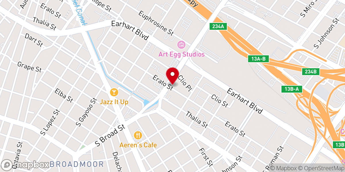 Map showing location of Walking in Victory Full Gospel Ministries