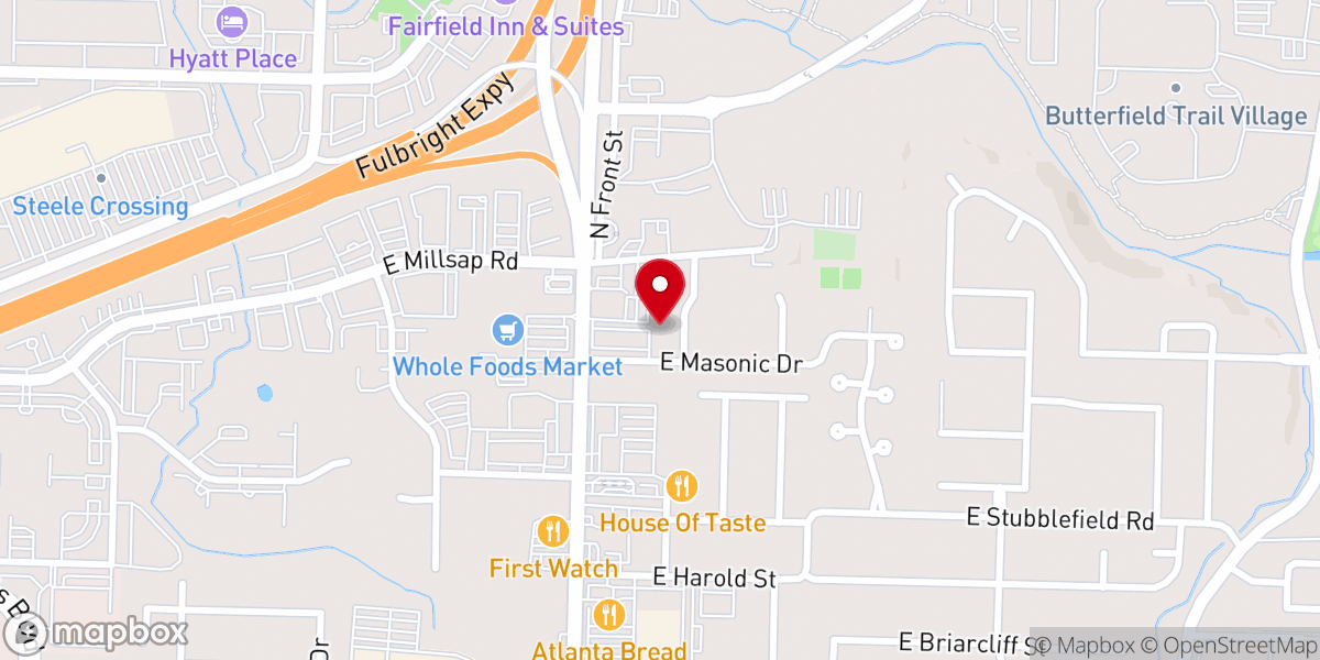 Map showing location of Vertical Community Church Inc