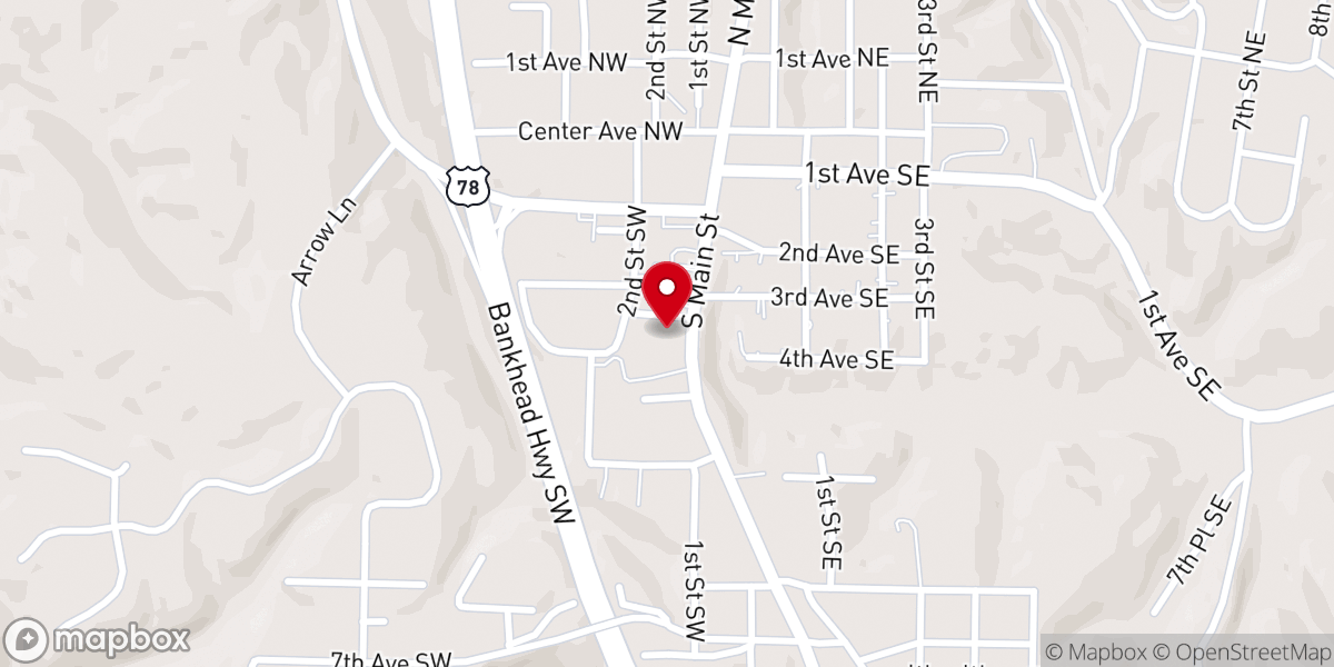 Map showing location of New Beginnings Community Church