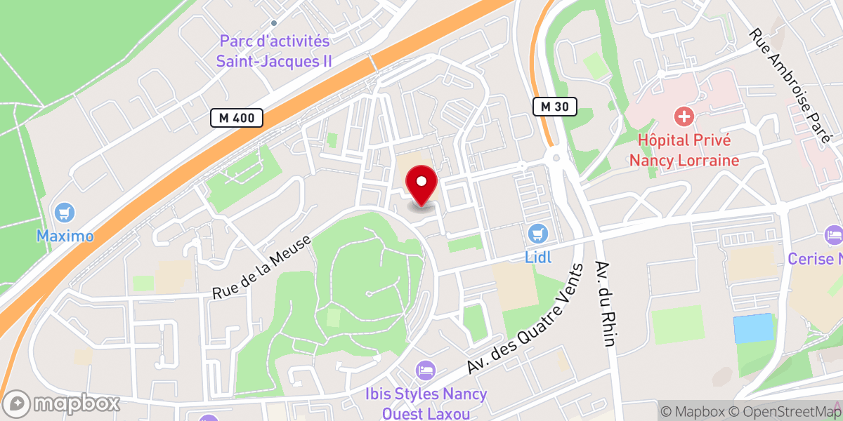 Map showing location of Paroisse Champ-le-Boeuf