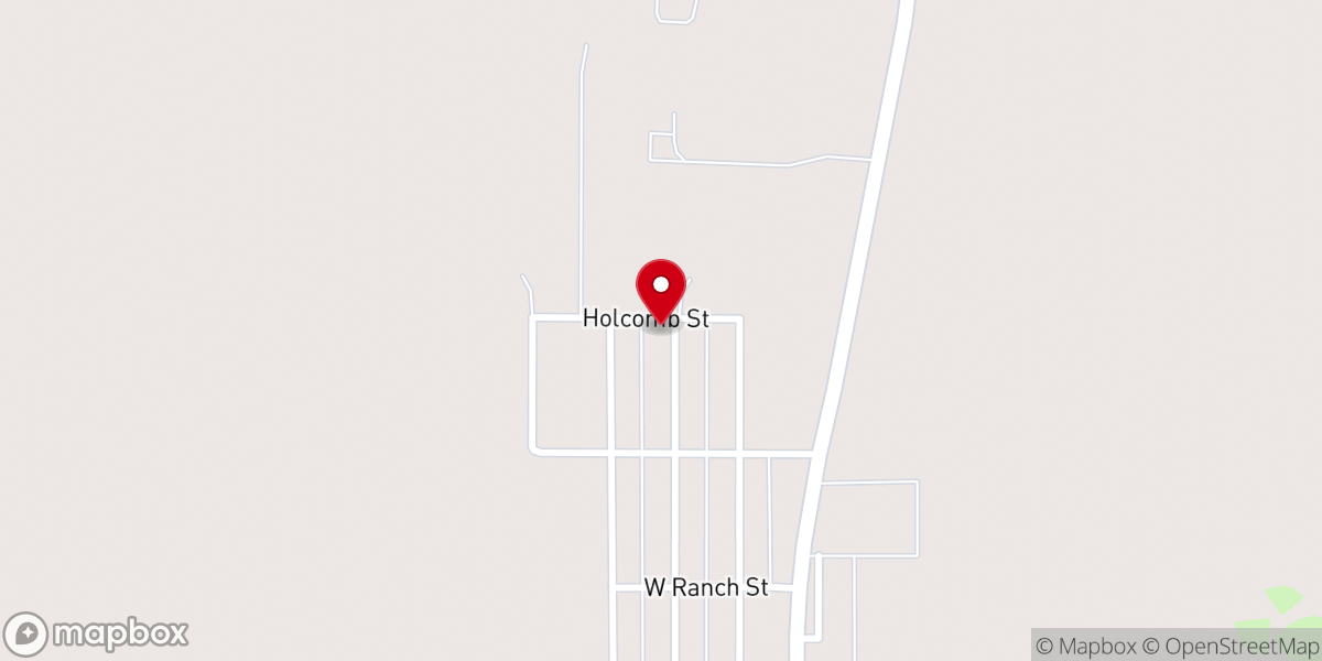 Map showing location of First Baptist Parsonage