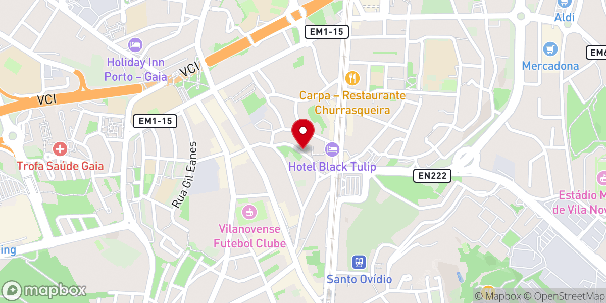 Map showing location of Igreja Catedral da Familia PT
