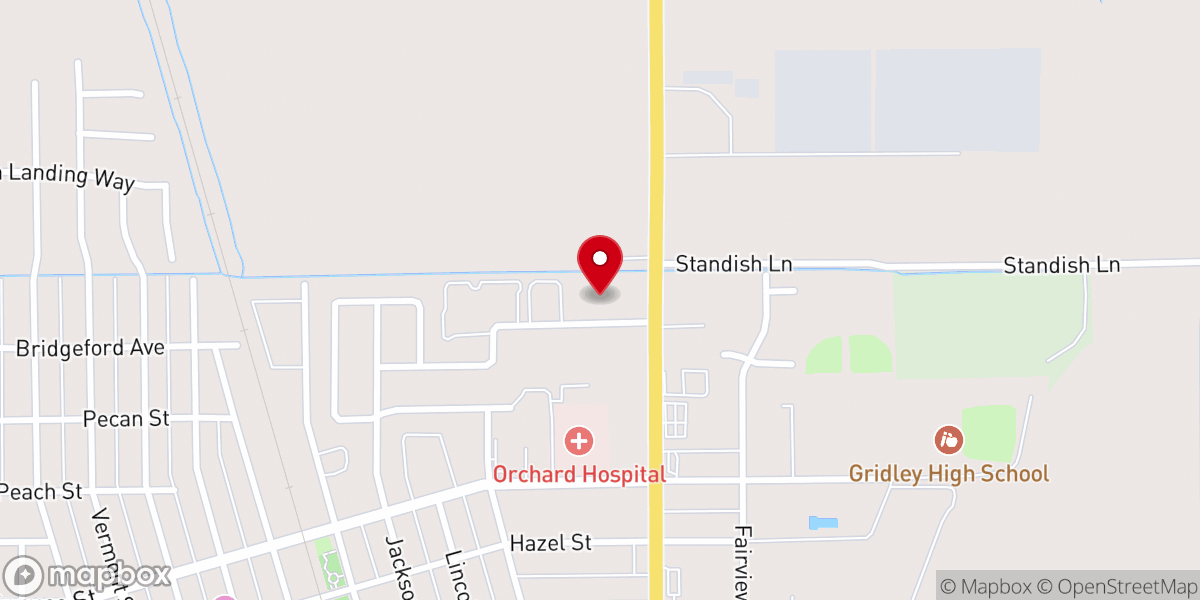 Map showing location of Grace Lutheran Church (LCMS)