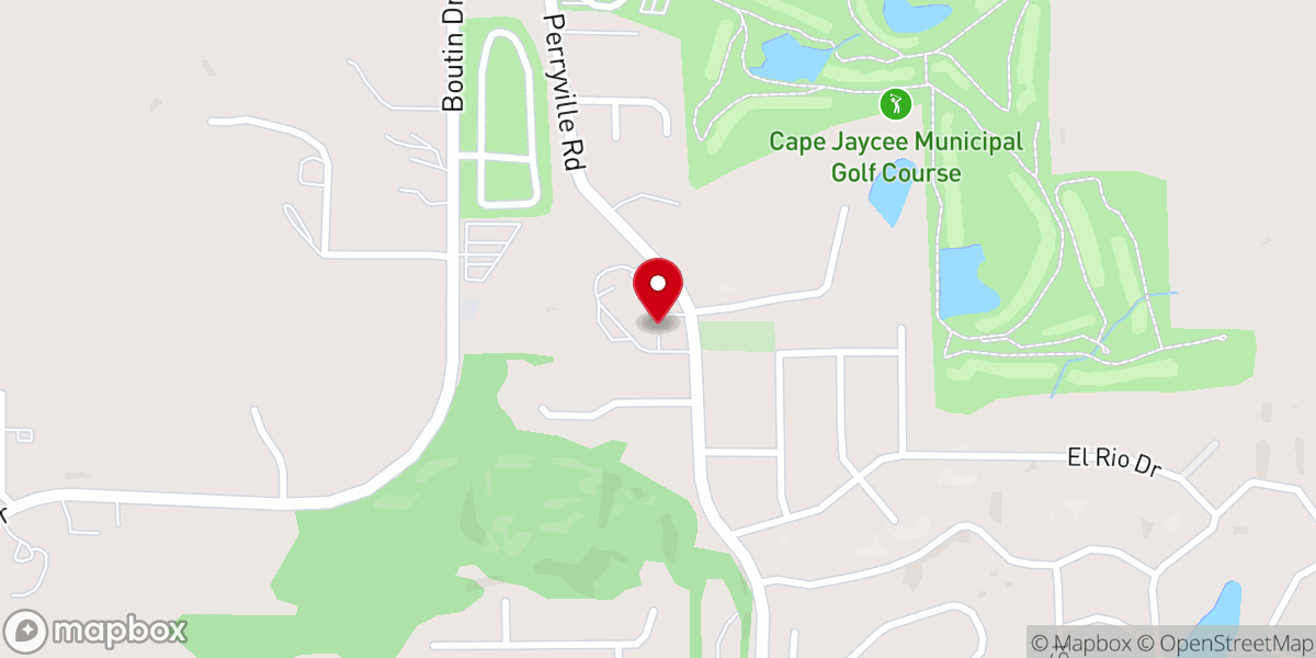 Map showing location of Hanover Lutheran Church