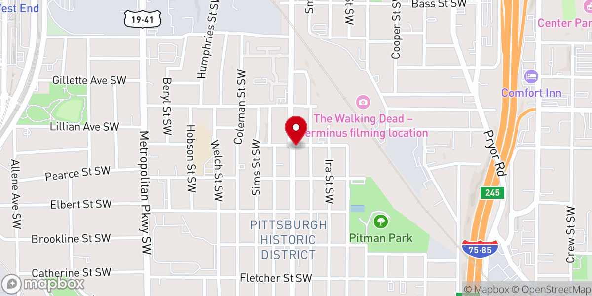 Map showing location of Disciples of Christ Ministry Co