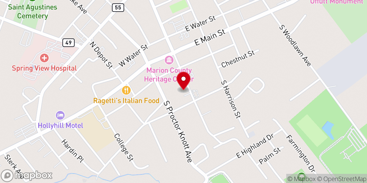 Map showing location of St Augustine Catholic School