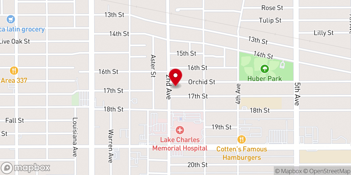 Map showing location of Lake City Church