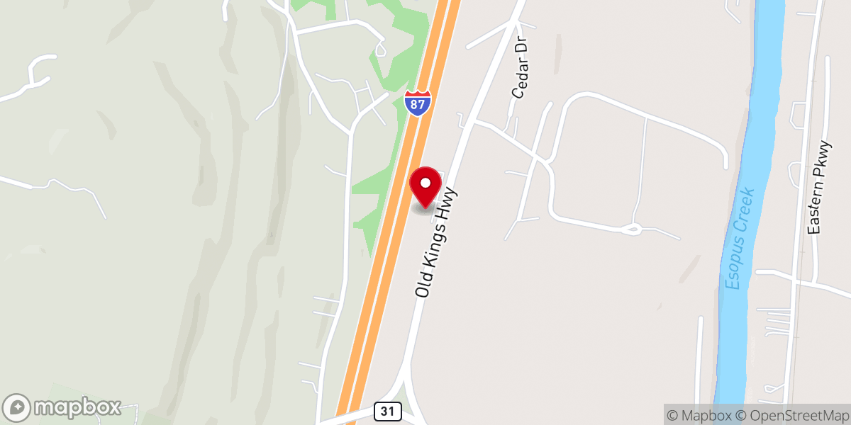 Map showing location of Fountain of Life Christian Church