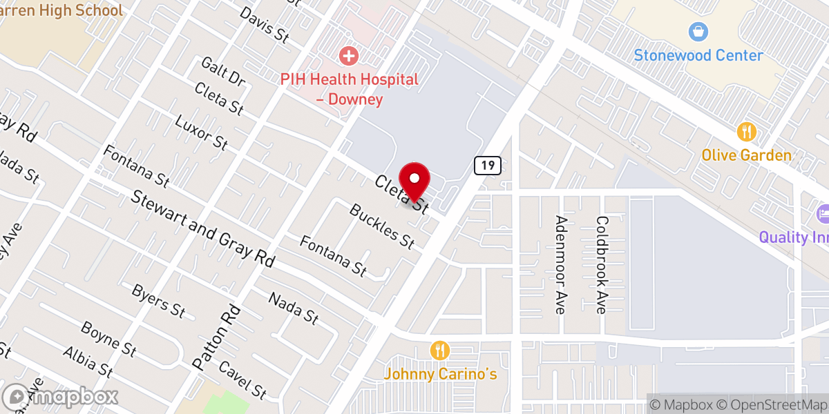 Map showing location of House of Wright