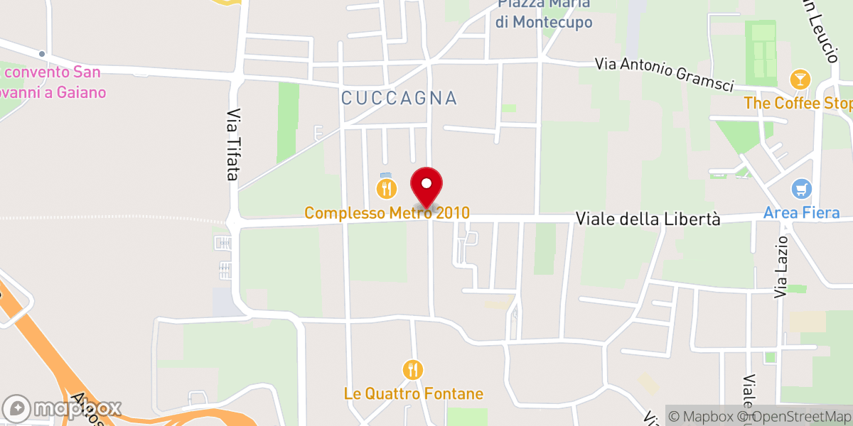 Map showing location of Chiesa Cristiana Evangelica Pentecostale