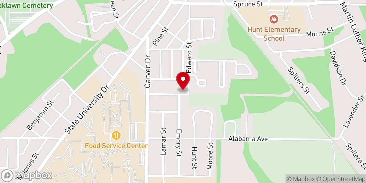Map showing location of Temple Of Faith Church