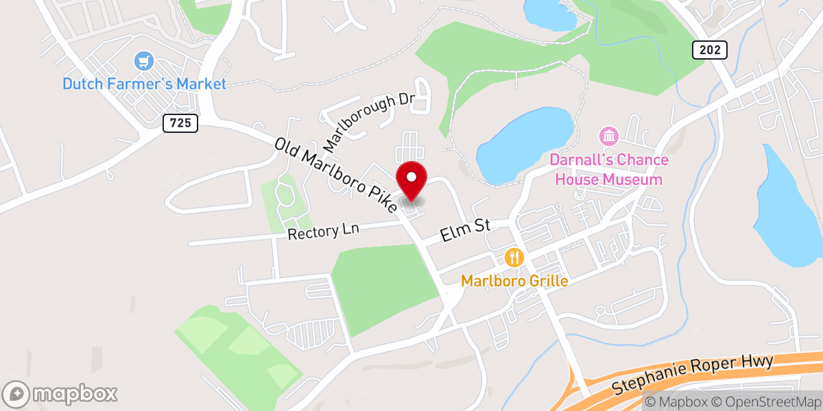 Map showing location of Union United Methodist Church