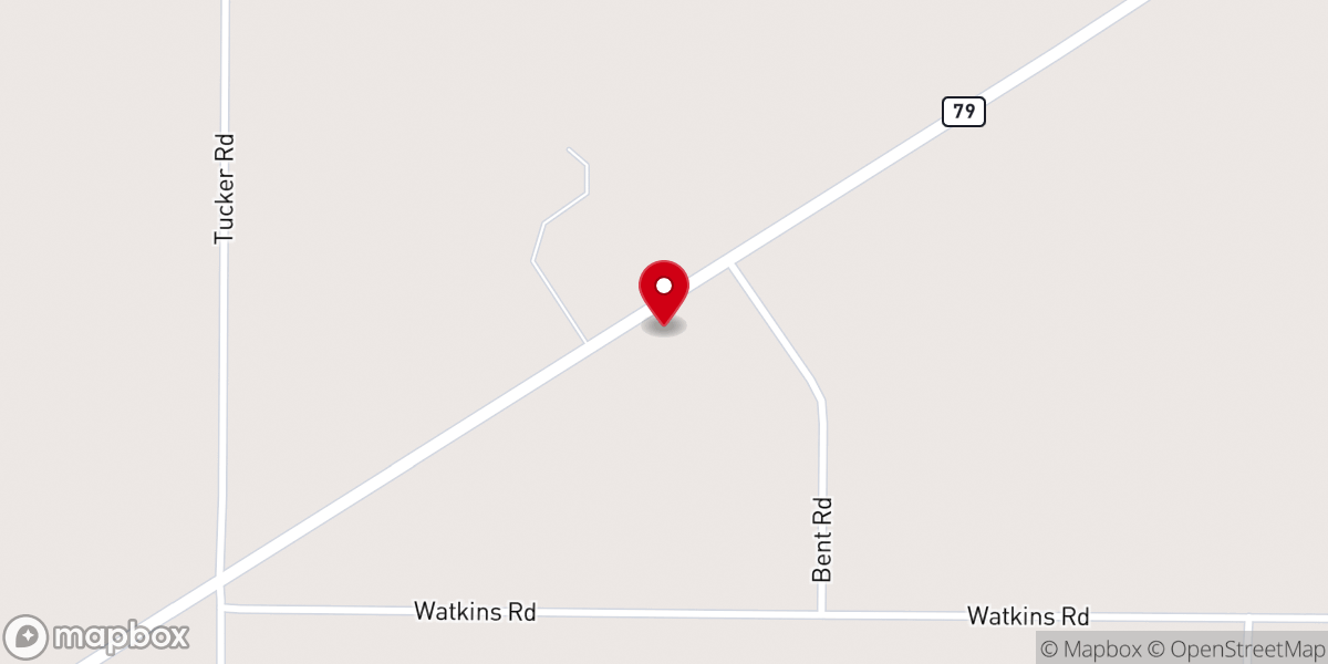 Map showing location of Western Heritage Cowboy Church