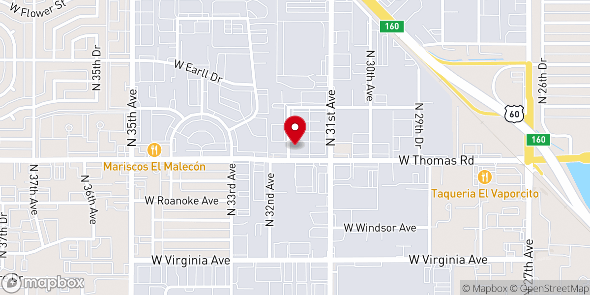 Map showing location of Crossway Church