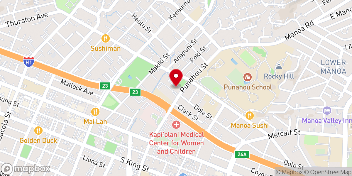 Map showing location of First Church-Christ Scientist