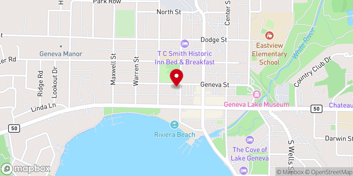 Map showing location of Iglesia La Resurrección