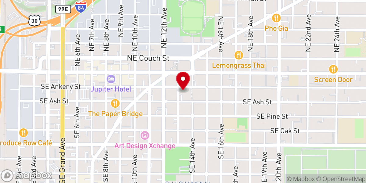 Map showing location of Imago Dei Community