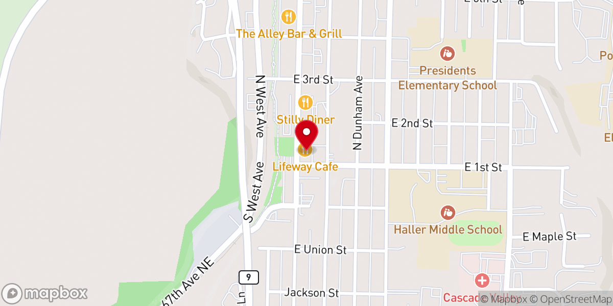 Map showing location of Lifeway Church
