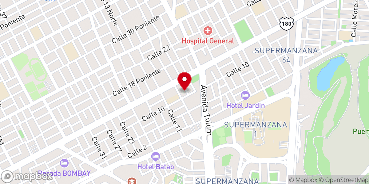 Map showing location of Santuario Nuestra Sra de Guadalupe