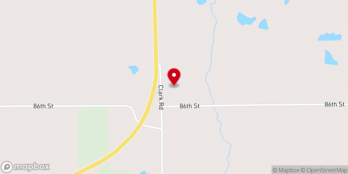 Map showing location of JAG Church - Meriden, KS
