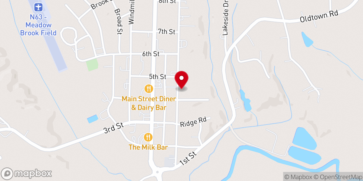Map showing location of Christ Church Community House
