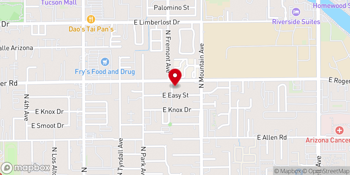 Map showing location of Monte Vista Christian Union Church