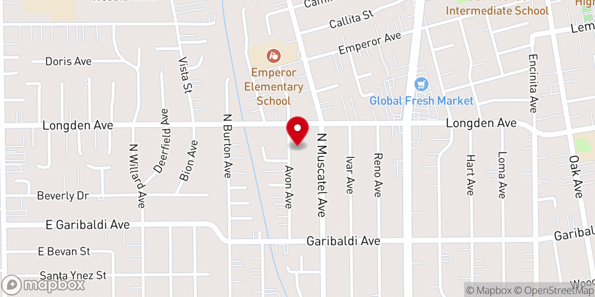 Map showing location of Portal House of Prayer