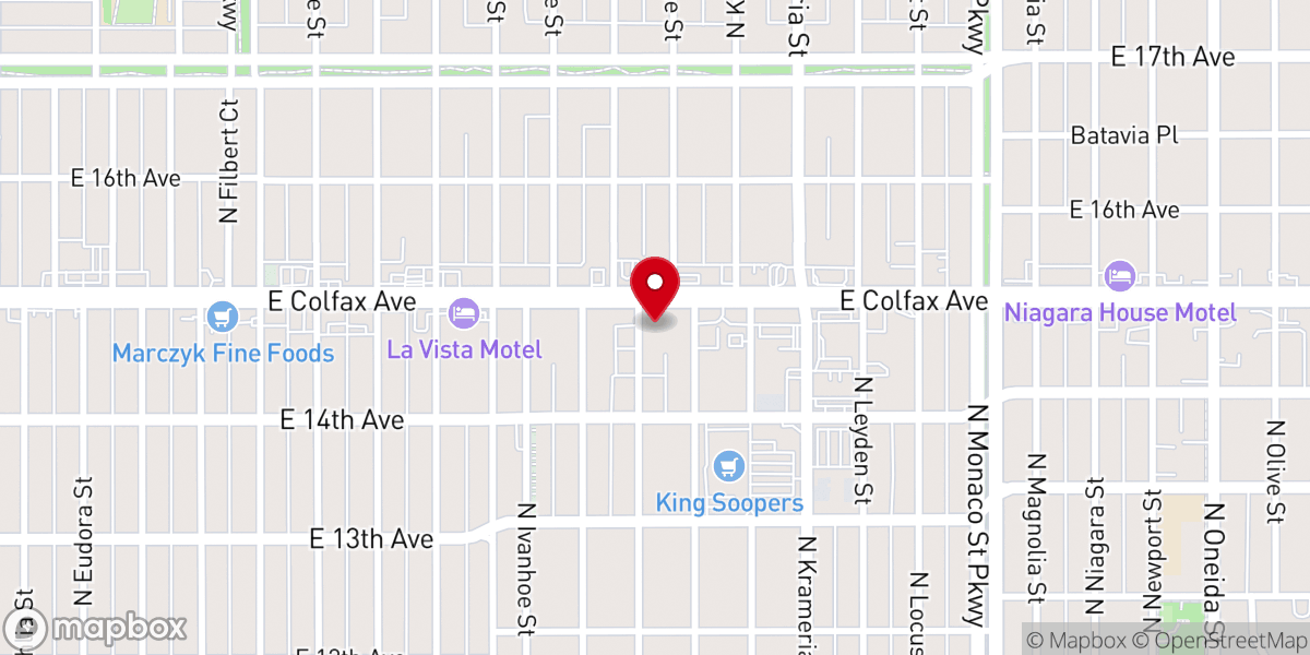 Map showing location of House of Purpose Church