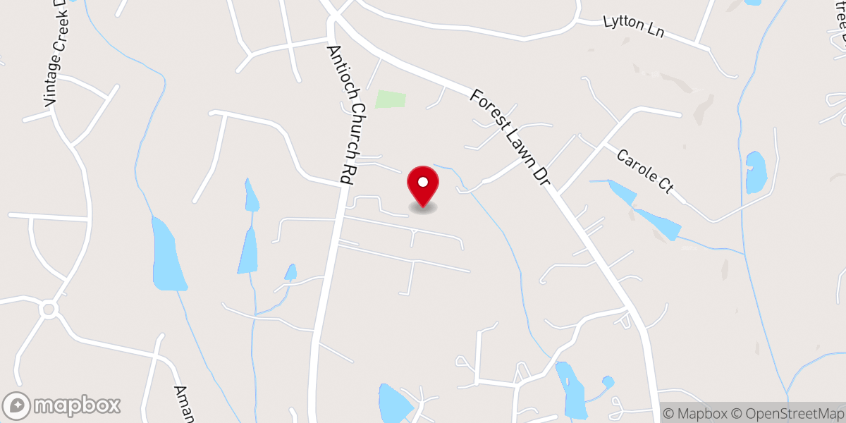Map showing location of Threshold Church (EPC)