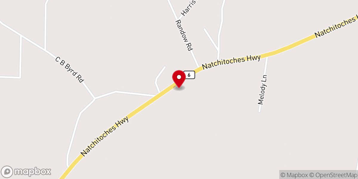 Map showing location of Trinity Baptist Church