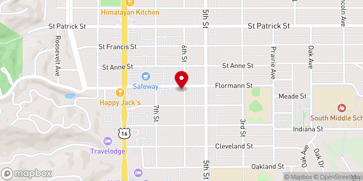 Map showing location of Saint John the Theologian Orthodox Church