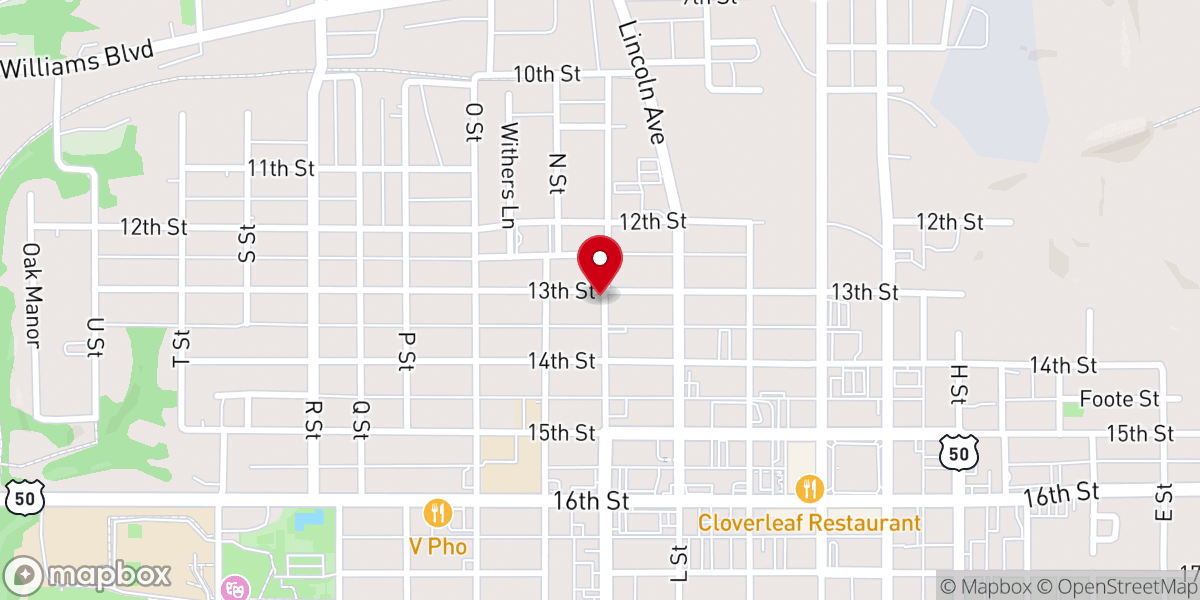 Map showing location of Landmark Missionary Baptist