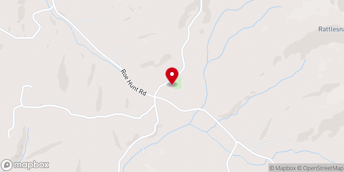Map showing location of Ebenezer Church