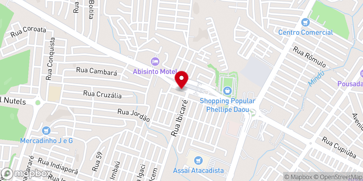 Map showing location of Igreja Pentecostal De Manaus Para As Nações